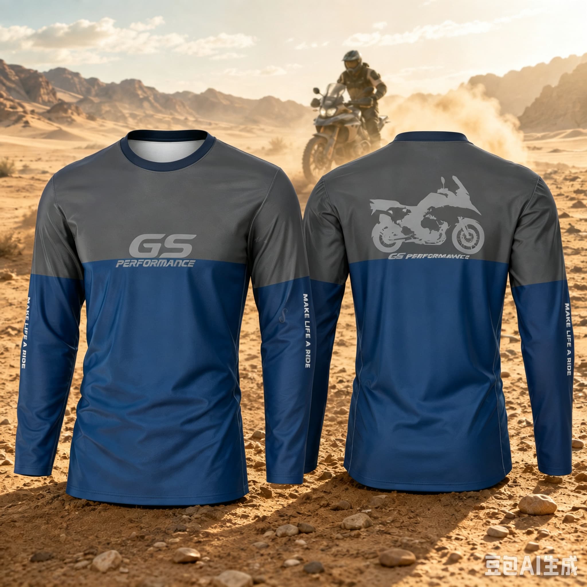Outdoor Adventure Sports - Koszulka z długim rękawem do motocykla