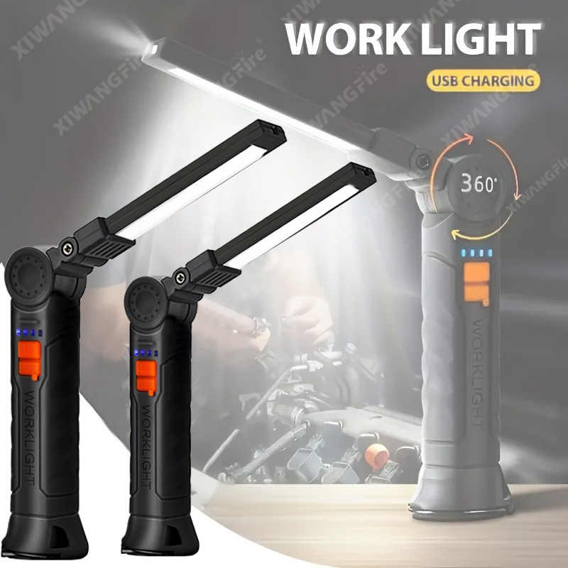 Outdoor Adventure Trips - Akumulatorowa latarka LED z magnesem i