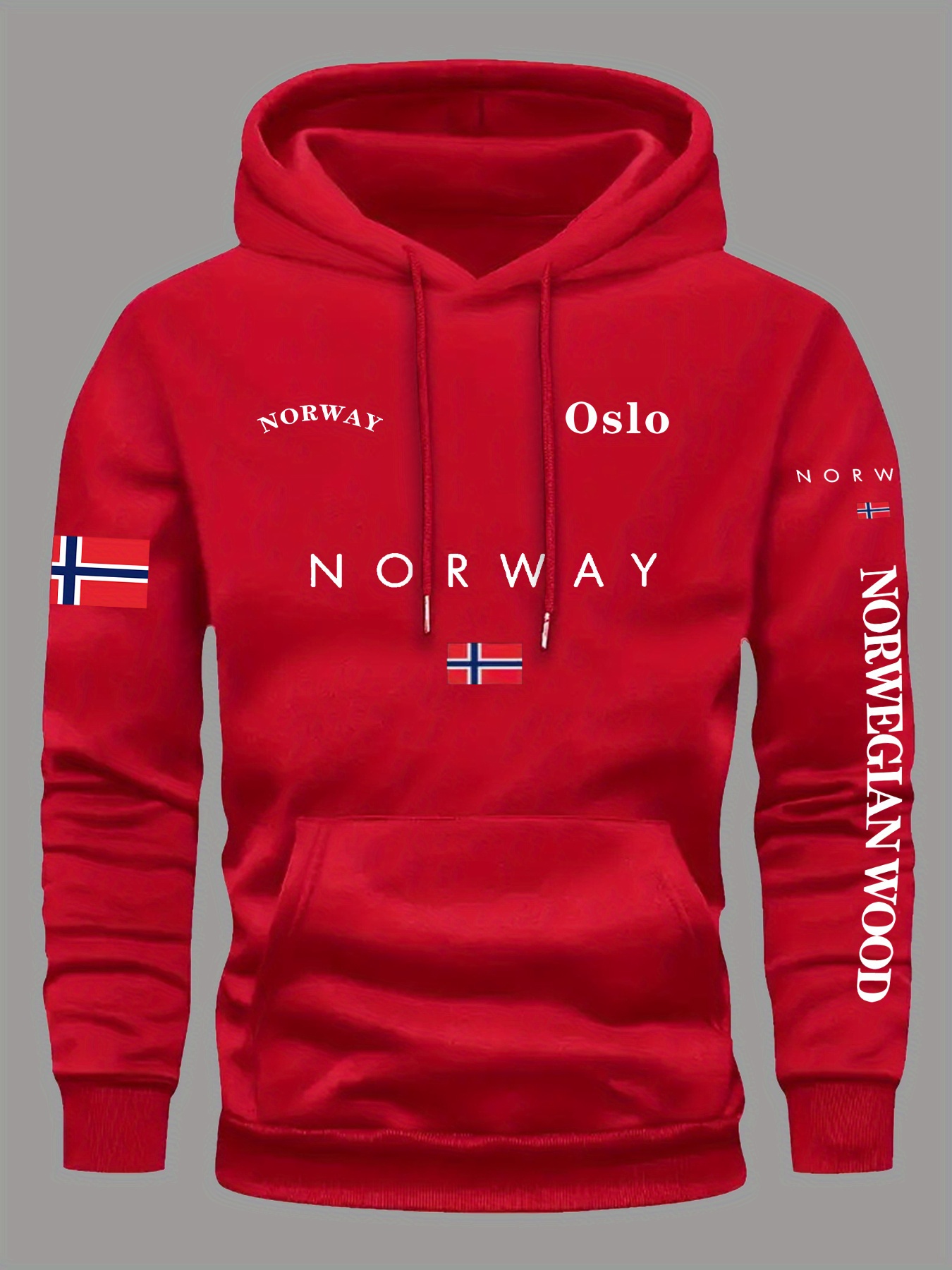 Bluzy z flagą NORWEGII Męskie  – Outdoor Adventure Outfit recenzja i cena