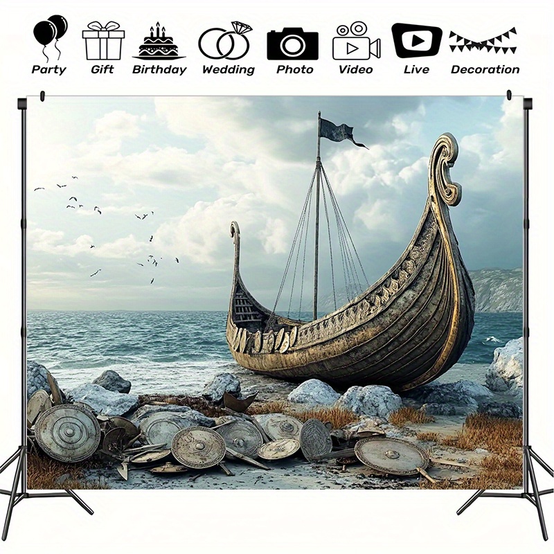 Duże tła fotograficzne i baner – Outdoor Adventure Birthday Party recenzja i cena