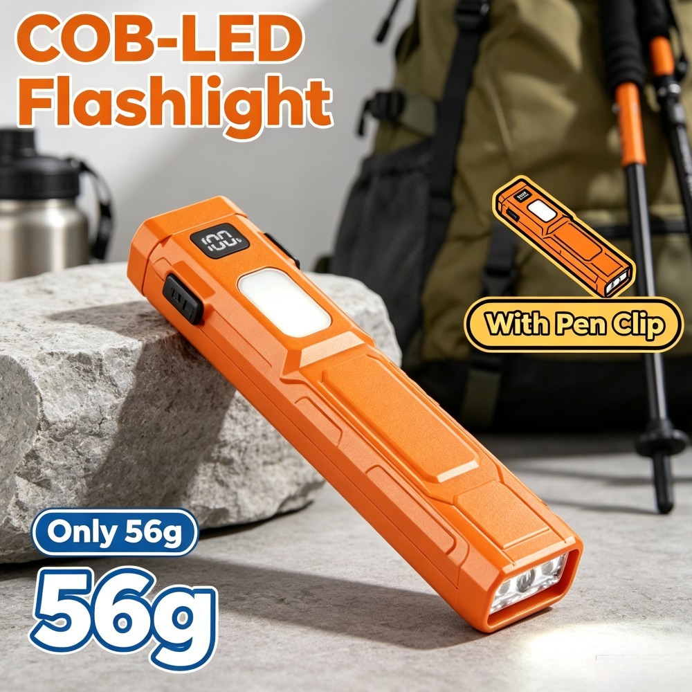 Latarka LED COB EDC z klipsem  – Outdoor Adventure Trips recenzja i cena