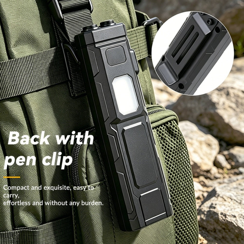 Latarka LED COB EDC z klipsem  – Outdoor Adventure Trips recenzja i cena